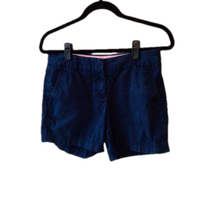 J. Crew Factory Navy Broken-In Chino Shorts 2 Cotton